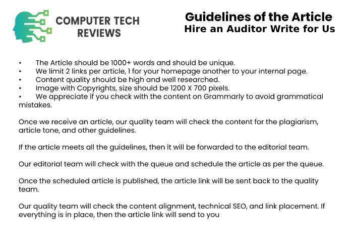 Hire an Auditor Guidelines Write For Us