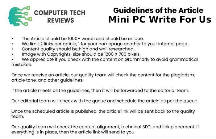 Mini PC guidelines