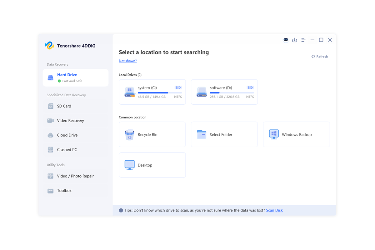 Deleted Files Not in Recycle Bin 1