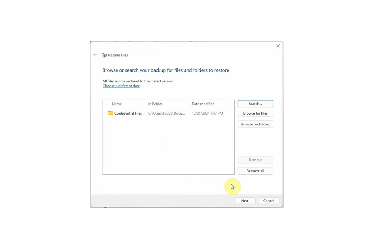Deleted Files Not in Recycle Bin 7