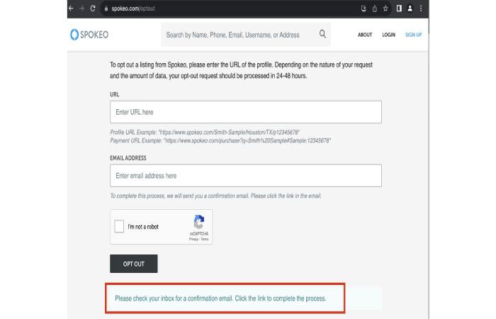 Remove Data from Spokeo 3
