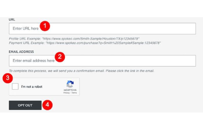 Remove Data from Spokeo 4