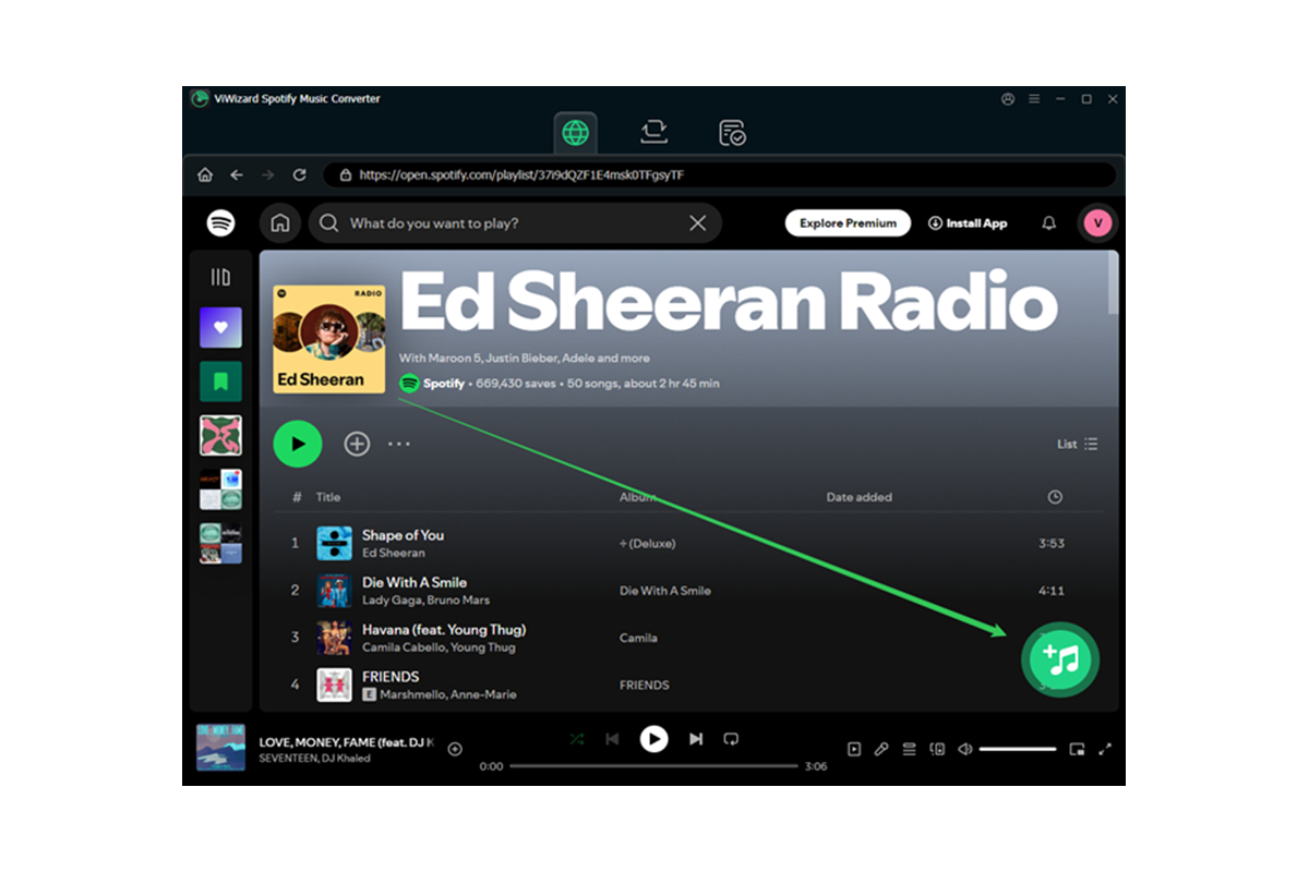 Step 2: Add Spotify Songs or Playlists