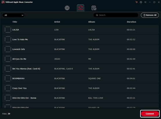 Step 4: Convert and Download Apple Music