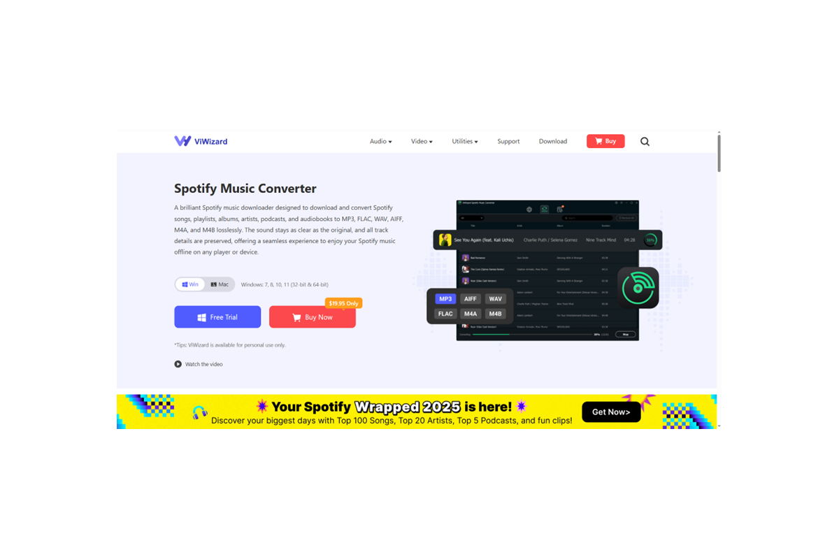 The Best Way to Download Spotify Music on PC: ViWizard Spotify Music Converter