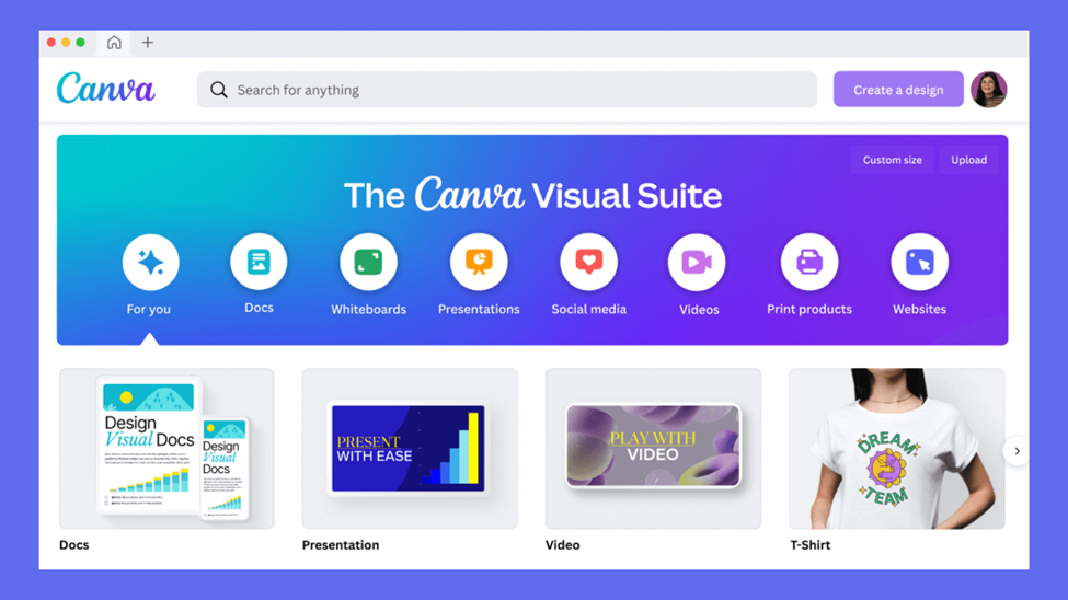 Canva for design