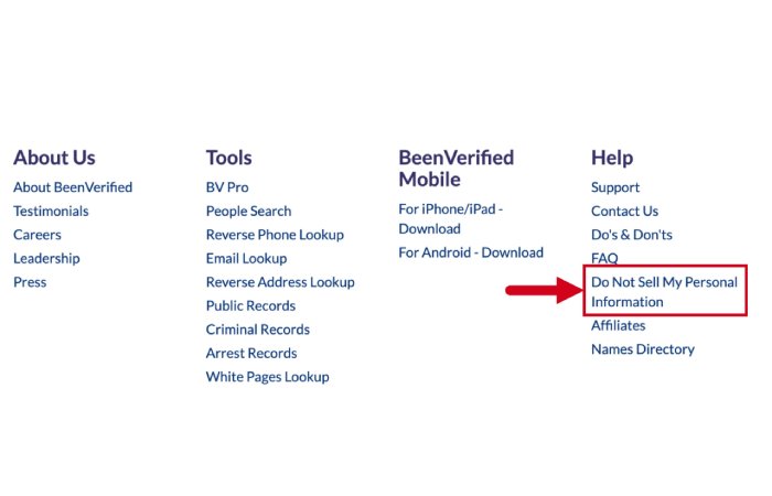 Remove Yourself from BeenVerified 2