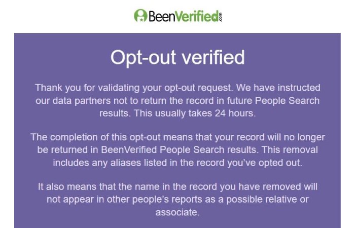 Remove Yourself from BeenVerified 3