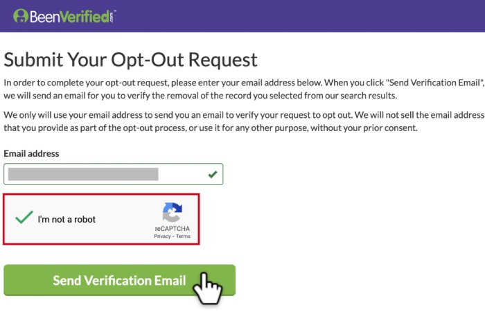 Remove Yourself from BeenVerified 4