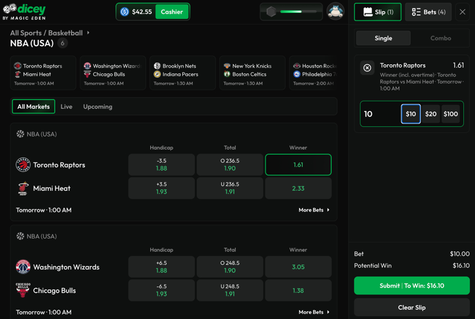 Step 5: Place Your Bet