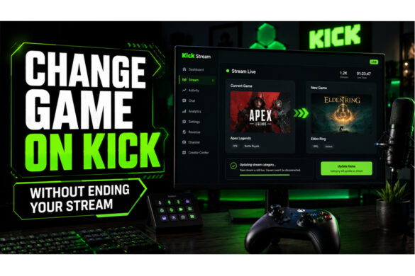 How to Change Game on Kick Stream Without Ending Your Stream