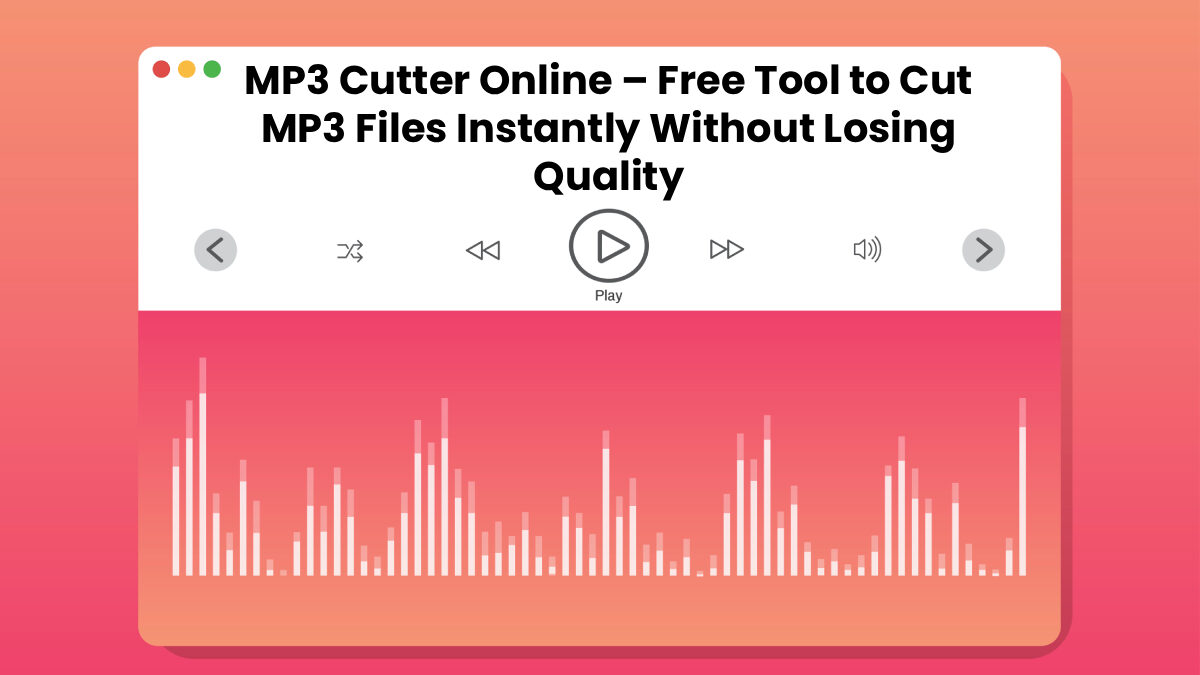 MP3 Cutter Online – Free Tool to Cut MP3 Files Instantly Without Losing Quality