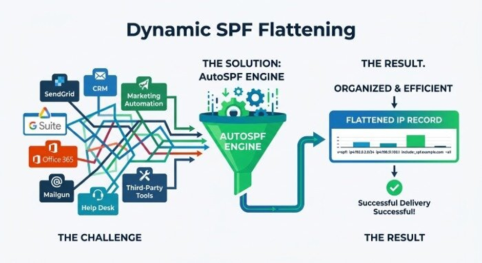 5 Best SPF Flattening Tools To Reduce DNS Lookup Errors 1 5 Best SPF Flattening Tools To Reduce DNS Lookup Errors