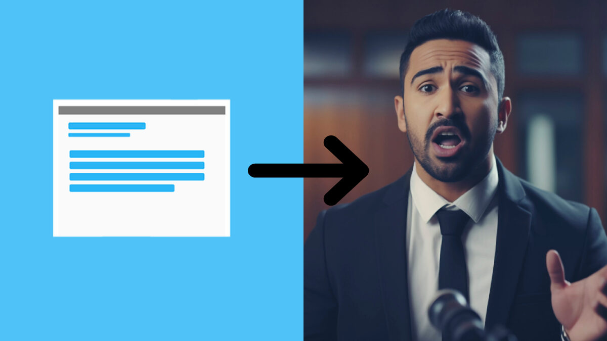 How to Turn Text Into a Talking AI Video in Minutes