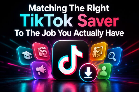 Matching The Right TikTok Saver To The Job You Actually Have