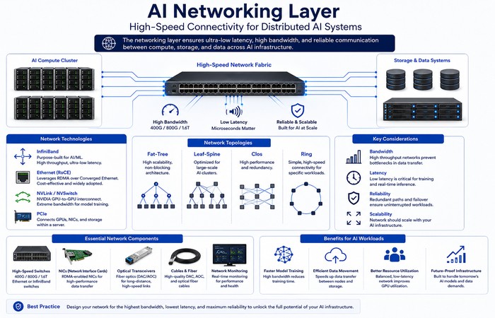 AI Infrastructure and Data: Building Scalable AI Systems 3 ai networking layer