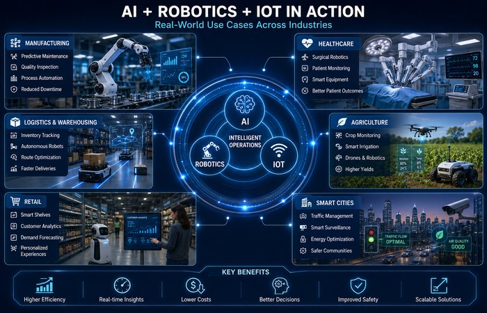 Robotics and IoT AI: The Complete Guide (2026) 8 ai robotics iot in action