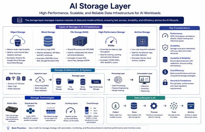 AI Infrastructure and Data: Building Scalable AI Systems 4 ai storage layer