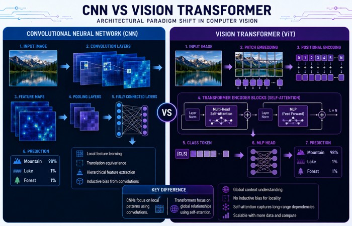 Computer Vision: The Complete Technical Guide to Modern Visual Intelligence 2 cnn vs vision transformer