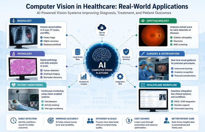 Computer Vision in Healthcare: The Complete Clinical Guide 3 computer vision healthcare applications