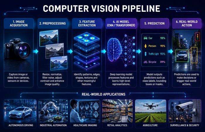 Computer Vision: The Complete Technical Guide to Modern Visual Intelligence 1 computer vision pipeline