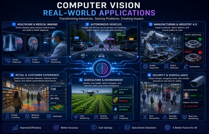 Computer Vision: The Complete Technical Guide to Modern Visual Intelligence 5 computer vision real world applications