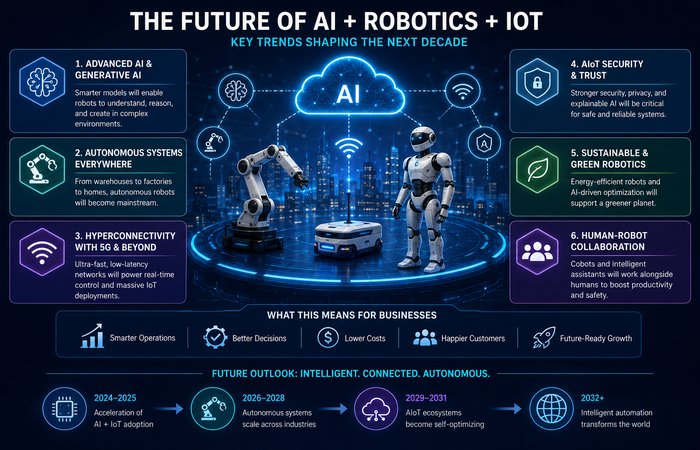Robotics and IoT AI: The Complete Guide (2026) 7 future of ai robotics iot