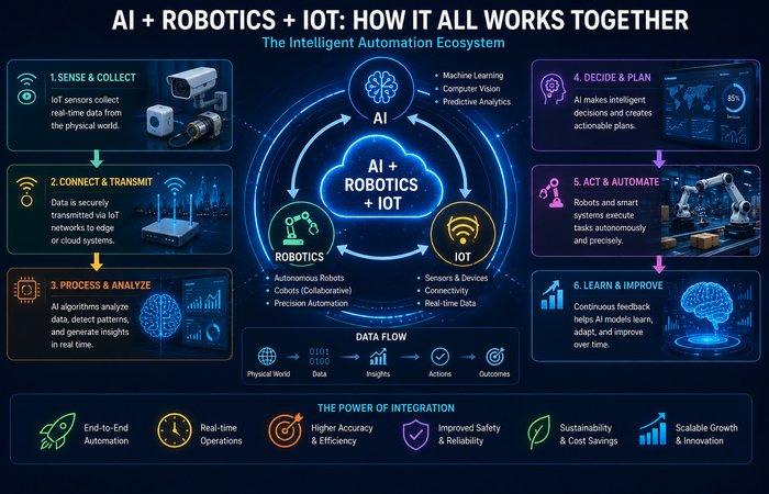 Robotics and IoT AI: The Complete Guide (2026) 10 how it all works together