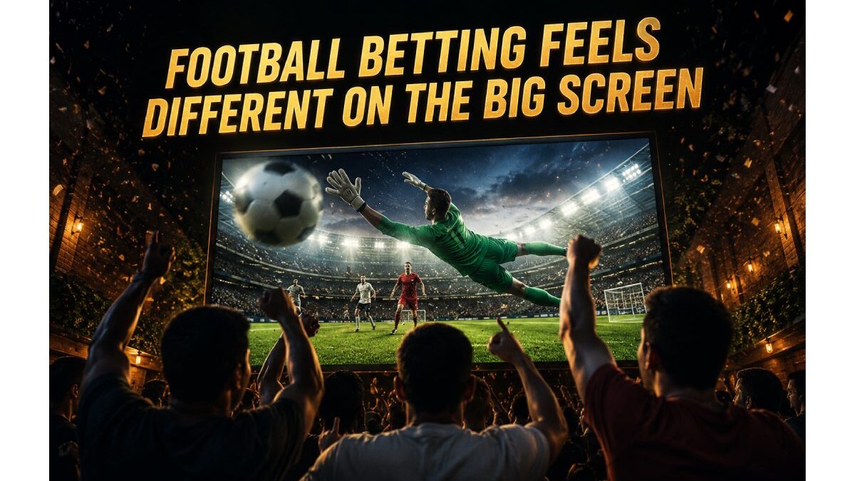 Football Betting Feels Different On The Big Screen