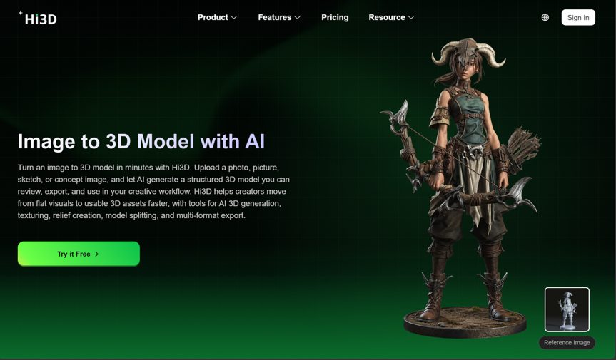 Hi3D V3.0: Redefining AI 3D Creation with Higher Accuracy, Better Details, and Real Printing Applications 2 Supporting Faster Creative Exploration