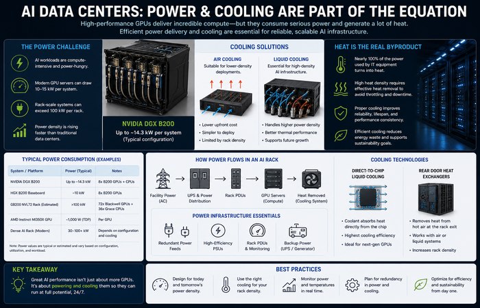 AI Compute & GPU Infrastructure: What Actually Powers Modern AI 6 ai data center power cooling