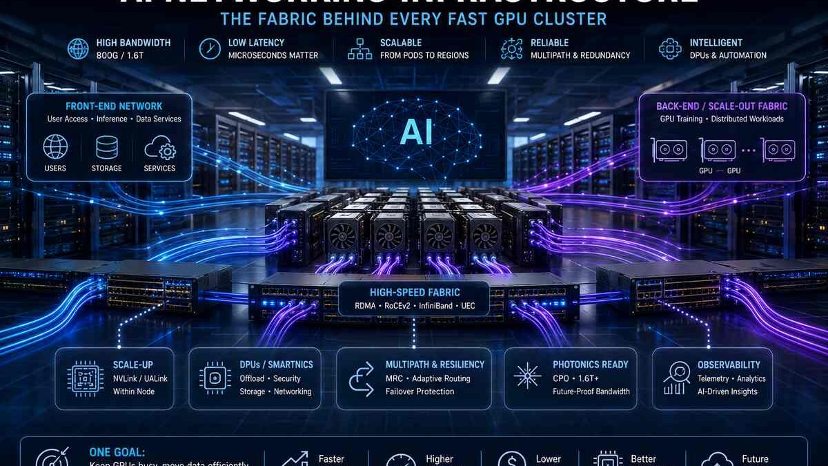 AI Networking Infrastructure: The Fabric Behind Modern GPU Clusters