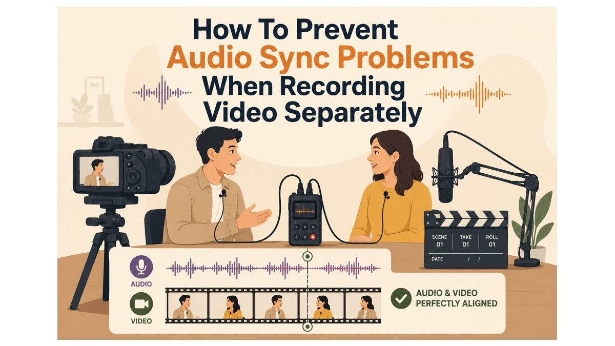 How to Prevent Audio Sync Problems When Recording Video Separately