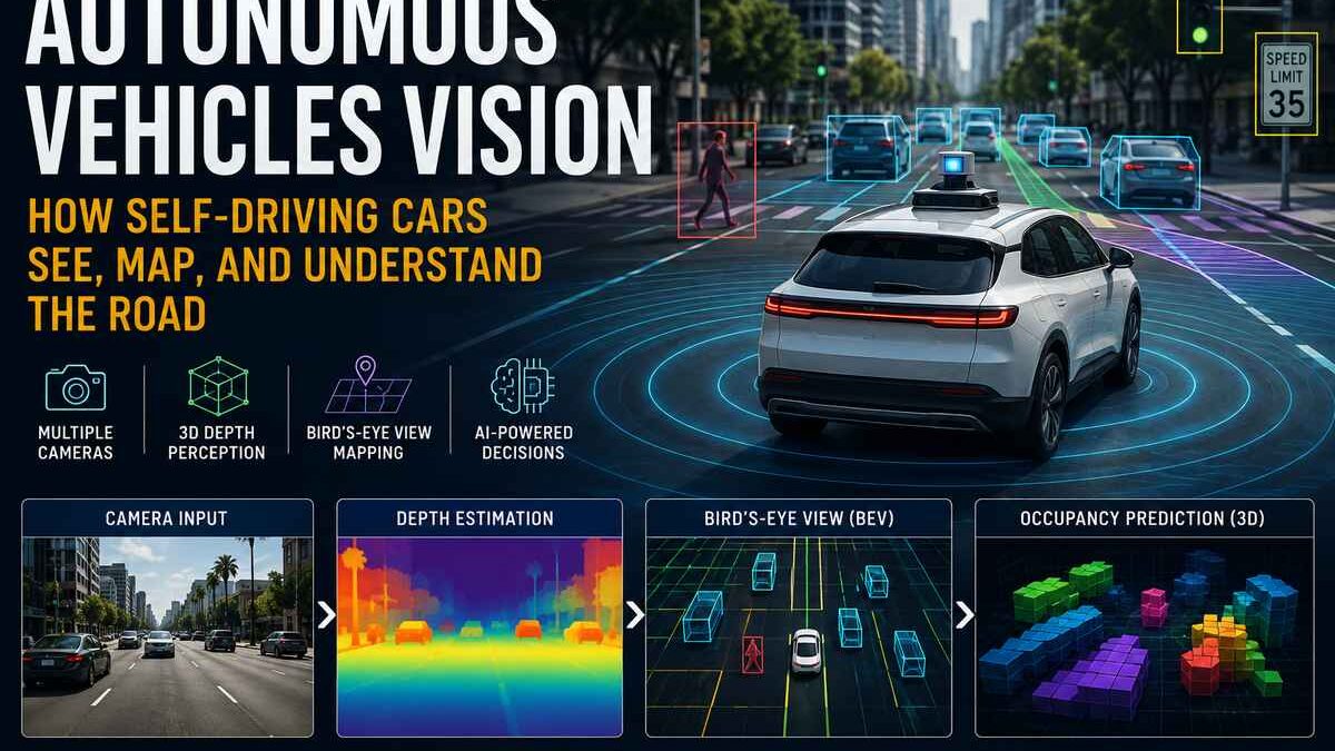 Autonomous Vehicles Vision: How Self-Driving Cars See and Understand the Road