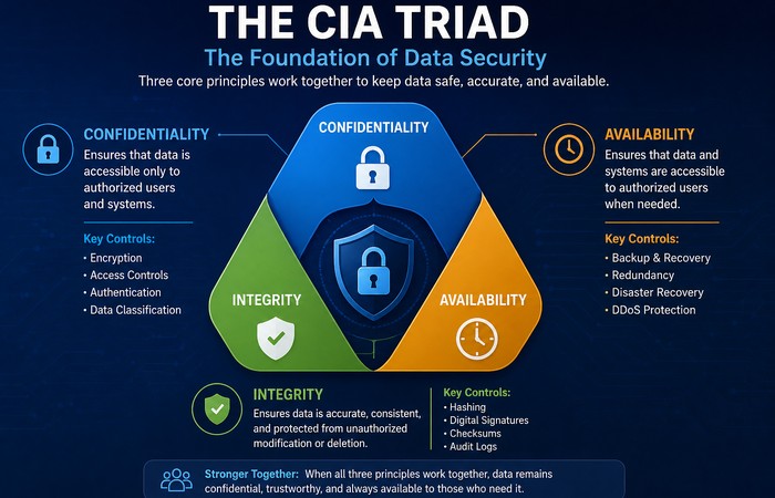 Data Security and Privacy: The Complete 2026 Guide 2 cia triad data security