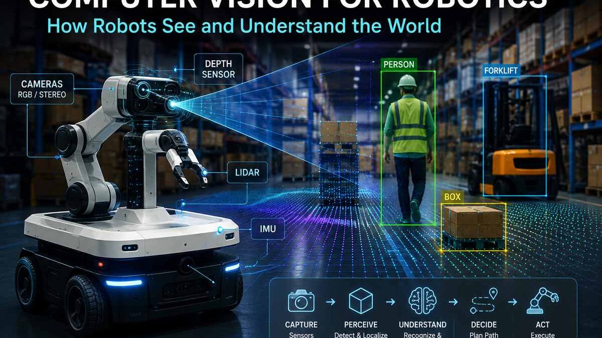 Computer Vision for Robotics: How Robots See and Understand the World