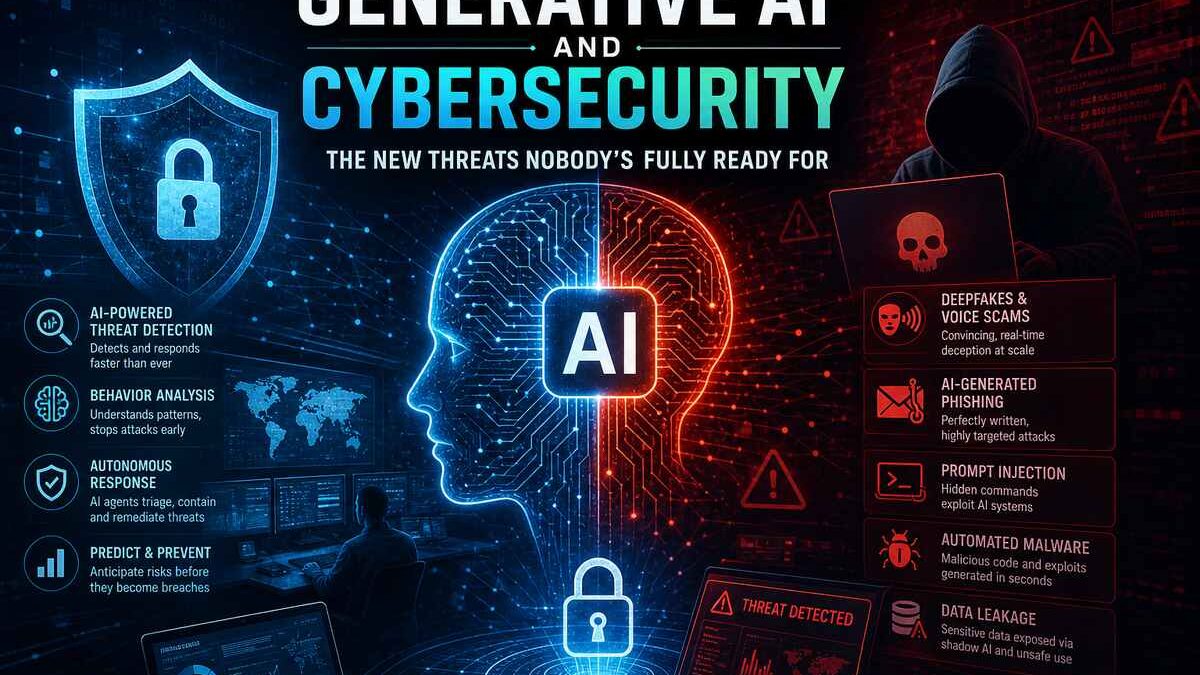 Generative AI and Cybersecurity: The New Threats Nobody’s Fully Ready For