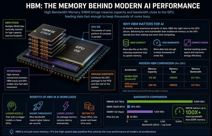 AI Compute & GPU Infrastructure: What Actually Powers Modern AI 4 hbm memory ai gpu
