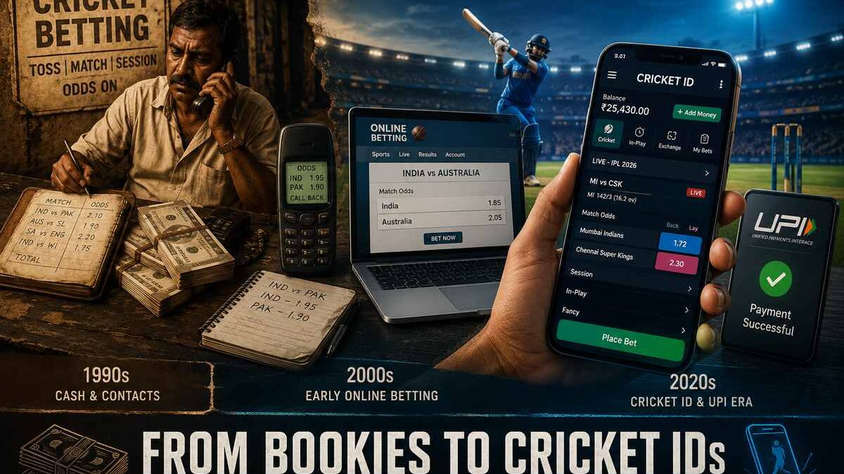 The History of Cricket Betting in India: From Bookies to Cricket IDs