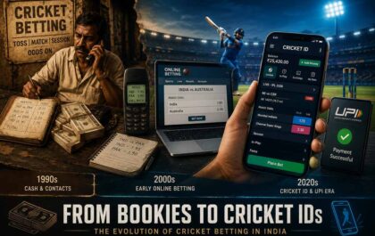 history of cricket betting india