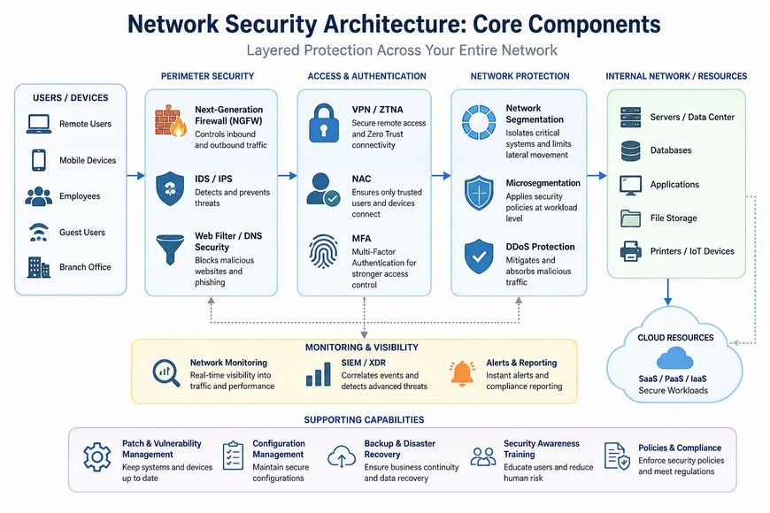 Network Security: The Complete Guide to Protecting Modern Infrastructure 1 network security architecture