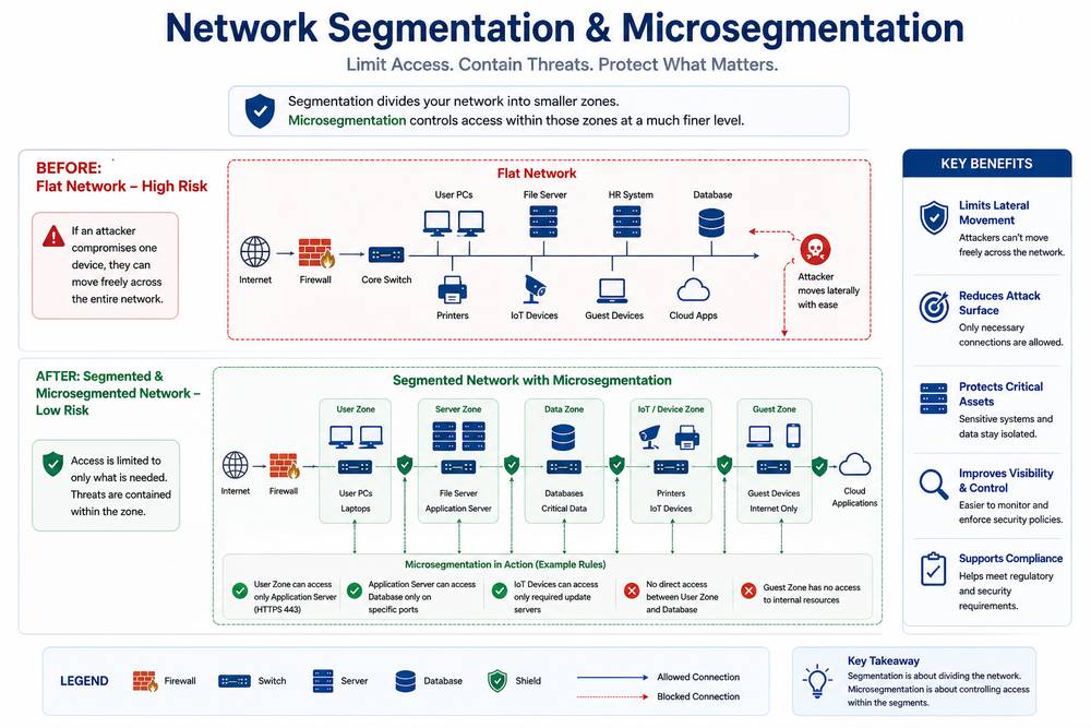 Network Security: The Complete Guide to Protecting Modern Infrastructure 4 network segmentation microsegmentation