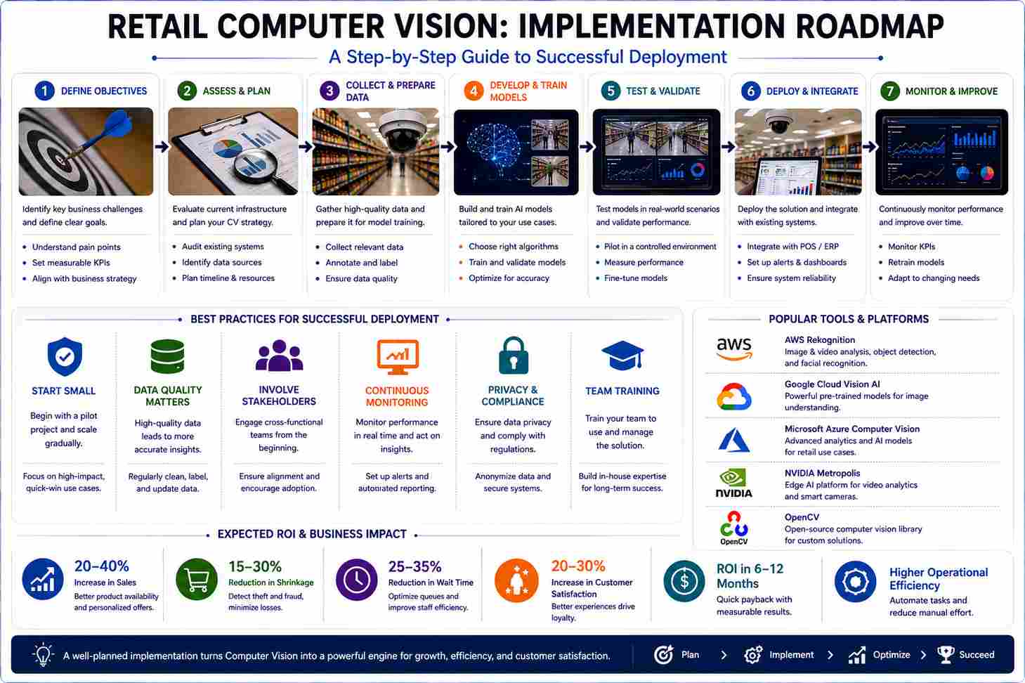 retail computer vision implementation roadmap