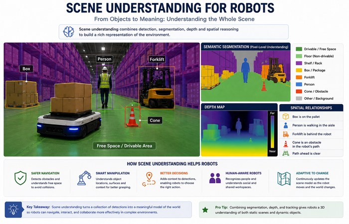 Computer Vision for Robotics: How Robots See and Understand the World 6 scene understanding for robots