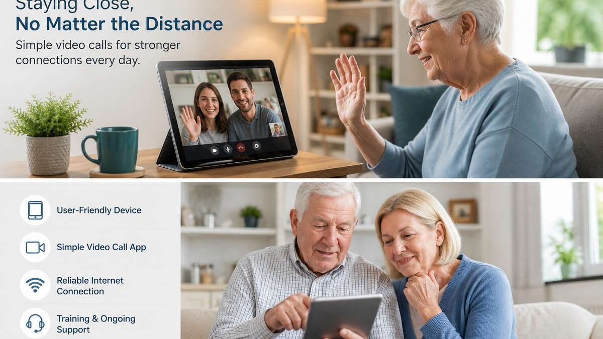 A Simple Video Calling Setup for Older Relatives