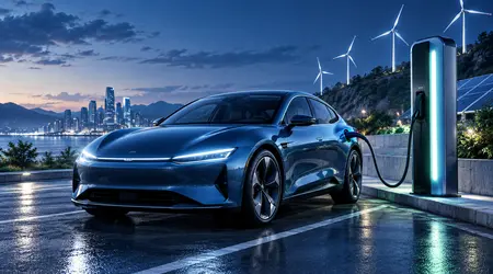 Electric and hybrid vehicles illustration