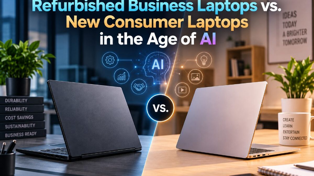 Refurbished Business Laptops vs. New Consumer Laptops in the Age of AI