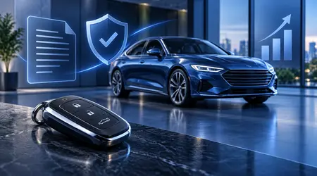 Vehicle buying, financing, and ownership illustration