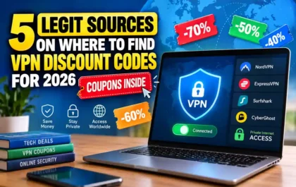 5 legit sources on where to find vpn discount codes